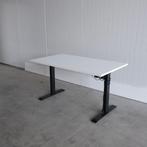 Elektrisch zit-sta bureau - 140x80cm - H73-126cm - BR80, Gebruikt, -, -, Ophalen of Verzenden