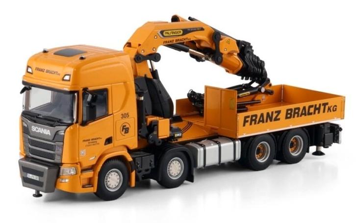 WSI SCANIA R HIGHLINE + PALGINGER  + JIB - FRANZ  BRACHT KG, Hobby en Vrije tijd, Modelauto's | 1:50, Nieuw, Bus of Vrachtwagen