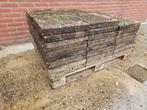 Gratis ophalen partij grindtegels 
40x40 en 60x40, Tuin en Terras, Ophalen, Gebruikt, Beton, Terrastegels