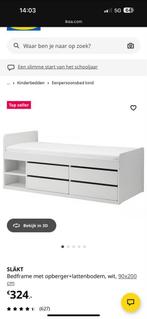 IKEA SLÄKT Kinderbed 90x200, Kinderen en Baby's, Kinderkamer | Bedden, 85 tot 100 cm, Ophalen of Verzenden, Zo goed als nieuw