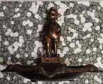 Bartje bronze art deco (manneke pies), Ophalen of Verzenden, Brons