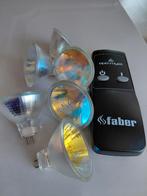 Faber Sfeerhaard Lampen + Afstandsbediening, Huis en Inrichting, Ophalen of Verzenden, Zo goed als nieuw, Vrijstaande haard, Elektrische haard