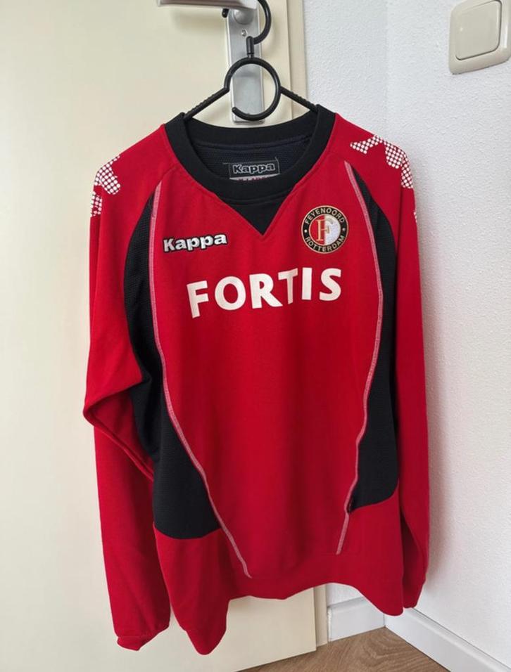 Seizoen 2004-2005 Vintage Feyenoord Trui Kappa - Maat XL, Kleding | Heren, Sportkleding, Gedragen, Overige typen, Overige maten