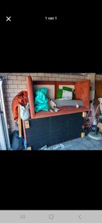 2 banken gratis op de halen.., Huis en Inrichting, Banken | Bankstellen, Ophalen, Gebruikt, Tweepersoons, Rechte bank