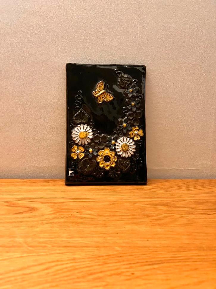 Wandtegel nr 852 Jie Gantofta Zweden, Antiek en Kunst, Antiek | Keramiek en Aardewerk, Ophalen of Verzenden