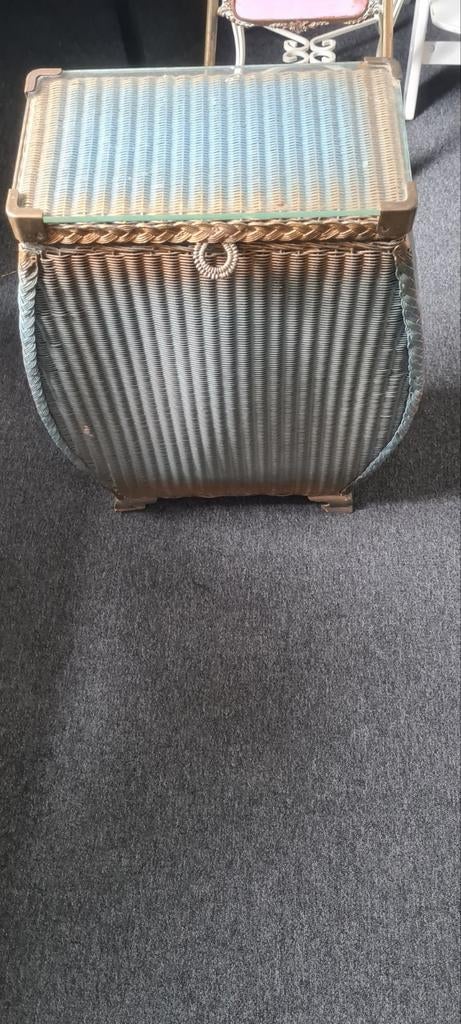 Antieke blauwe mand, Ophalen of Verzenden