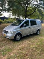 Mercedes vito 2.2 115cdi 150Pk 2004 CAMPER LANG L2 AIRCO APK, Auto's, Zwart, 4 cilinders, 2000 kg, 1890 kg