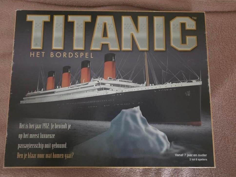 Titanic Bordspel - Zo goed als nieuw!, Hobby en Vrije tijd, Gezelschapsspellen | Bordspellen, Zo goed als nieuw, Een of twee spelers