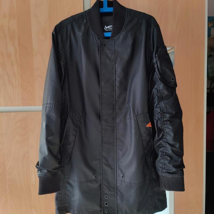 Zwarte Denham Bomber Jacket softshell jas - Nieuw - Maat M, Kleding | Heren, Jassen | Zomer, Nieuw, Maat 48/50 (M), Zwart, Ophalen of Verzenden