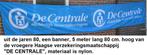 DE CENTRALE verzekeringen, nylon banner 5 meter lang, Verzamelen, Merken en Reclamevoorwerpen, Ophalen of Verzenden, Zo goed als nieuw