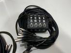 Multikabel / Snake 8 Kanaals  15m LK + Blok, Ophalen of Verzenden, Gebruikt, Apparatuur