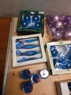 Partij glazen kerstballen paars blauw goud piek, Diversen, Kerst, Ophalen of Verzenden, Zo goed als nieuw, 9695vp5, Techniekenantiek@gmail.com