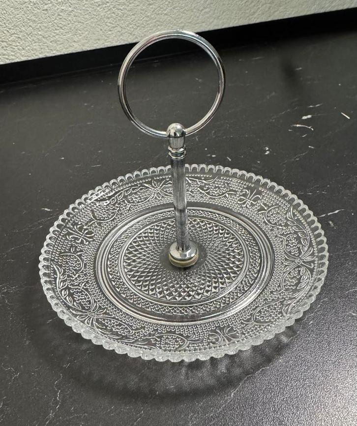 ACTIE Schattige kleine etagère bonbons plateau bordje, Huis en Inrichting, Woonaccessoires | Etagères, Zo goed als nieuw, Ophalen of Verzenden