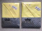 Zelfstrijkende tafellakens Royal, Huis en Inrichting, Keuken | Textiel, Ophalen of Verzenden, Nieuw, Geel, Tafelkleed of Tafelzeil