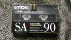1x TDK SA 90 –Cassette- 90min. 1990.NIEUW-in folie!, Cd's en Dvd's, Cassettebandjes, Ophalen