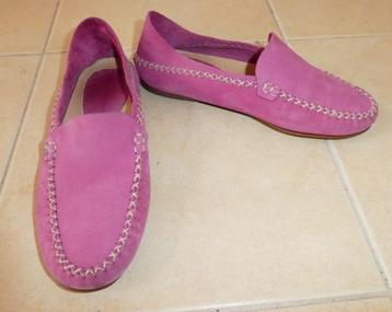 NIEUW Tommy Hilfiger mocassins maat 37 dames roze suède beschikbaar voor biedingen