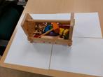 Houten gereedschapskist Janbibejan, Kinderen en Baby's, Speelgoed | Houten speelgoed, Ophalen, Zo goed als nieuw