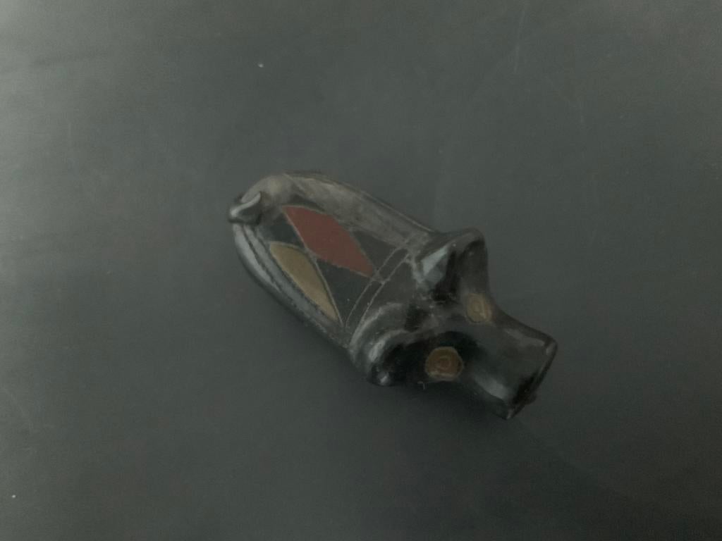 Uit Mexico. Leuk varkentje. Handgemaakt 8 cm., Verzamelen, Beelden en Beeldjes, Ophalen of Verzenden, Zo goed als nieuw, Dier