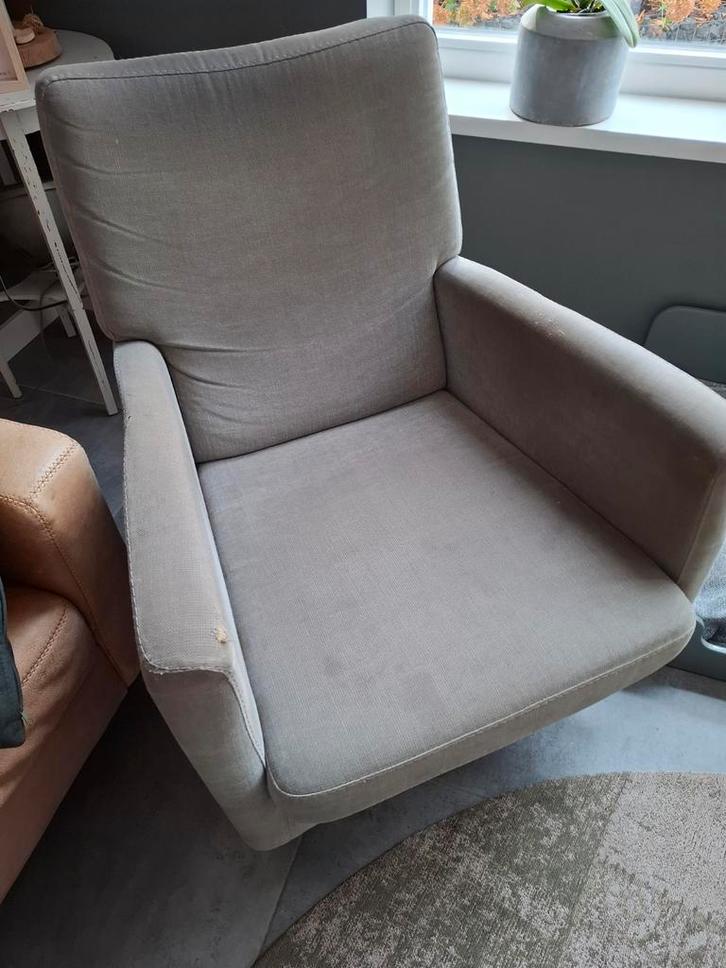 Twee comfortabele fauteuils, Huis en Inrichting, Fauteuils, Gebruikt, Stof, 50 tot 75 cm, 75 tot 100 cm, Ophalen