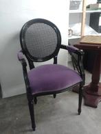 4 Klassieke Eetkamer STOELEN <> EMPIRE Stijl, Hout, Gebruikt, Zwart, Ophalen of Verzenden