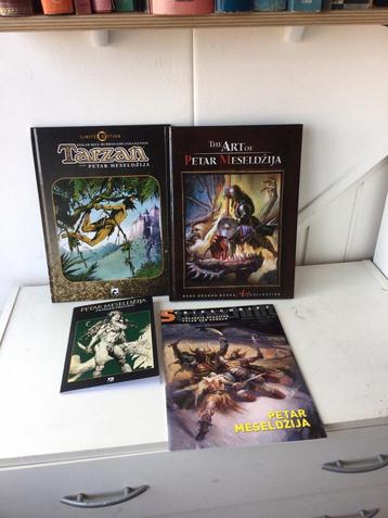 Tarzan hc en artbook van Petar Meseldzija en meer beschikbaar voor biedingen
