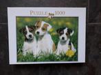 Legpuzzel Jack Russell puppy's, Ophalen, 500 t/m 1500 stukjes, Zo goed als nieuw, Legpuzzel