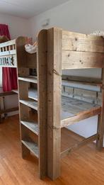 Hoogslaper van steigerhout, Ophalen, Gebruikt, 90 cm, Eenpersoons