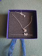 Zilveren ketting en armband met vlindertje, Ophalen of Verzenden, Nieuw, Zilver, Zilver