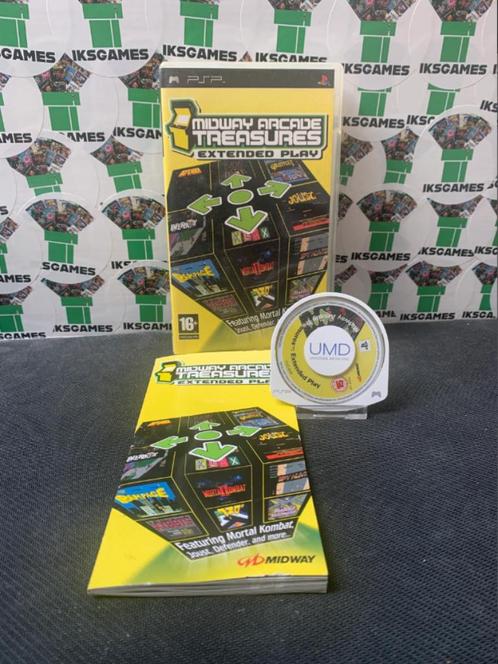 Midway Arcade Treasures Extended Play - PSP - Iksgames, Spelcomputers en Games, Games | Sony PlayStation Portable, Zo goed als nieuw