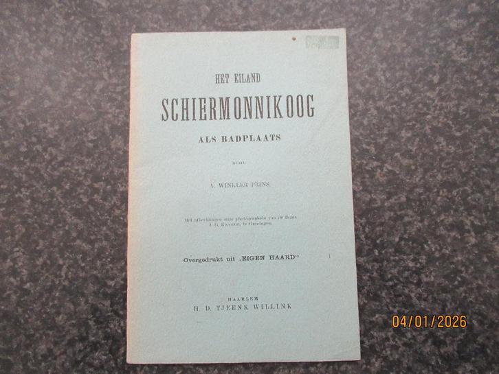 HERDRUK- HET EILAND SCHIERMONNIKOOG ALS BADPLAATS-HERDRUK 72, Boeken, Geschiedenis | Stad en Regio, Gelezen, 20e eeuw of later
