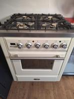 Luxe Boretti Majestic creme wit 4 pits, Witgoed en Apparatuur, Fornuizen, Ophalen, Hete lucht, 60 cm of meer, 4 kookzones
