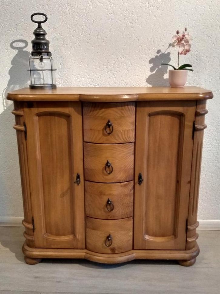 Charmant grenen ladekastje, Huis en Inrichting, Kasten | Ladekasten, Zo goed als nieuw, Minder dan 100 cm, 25 tot 50 cm, 3 of 4 laden