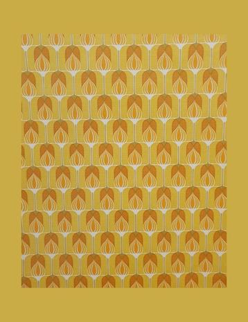 7215 Vintage oud barok bloemetjes behang behangpapier swiet 