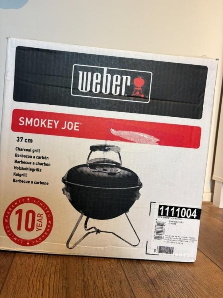 Weber Smokey Joe BBQ 37cm, Tuin en Terras, Houtskoolbarbecues, Nieuw, Ophalen