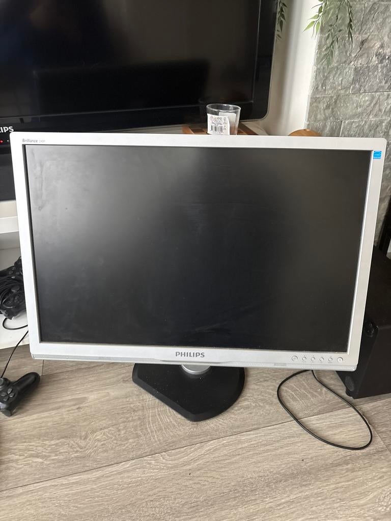 Philips Brilliance 220S Monitor - Goed Onderhouden, Gebruikt, Full HD, Ophalen of Verzenden, DVI