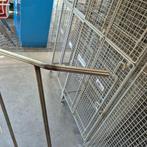 zware platenwagen met 160 mm wielen en RVS stang, Doe-het-zelf en Verbouw, Transportwagens, 100 liter of meer, Ophalen, Gebruikt