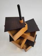 Vintage houten naaidoos Pastoe design Cees Braakman opberger, Gebruikt, ., Ophalen of Verzenden, .