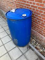 Blauwe Regenton - ongeveer 200 Liter, Tuin en Terras, Ophalen, Kunststof, Gebruikt, Met kraantje