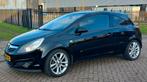 Opel Corsa 1.4 90pk zwart benzine 2007, Auto's, Stof, 4 cilinders, Zwart, Handgeschakeld