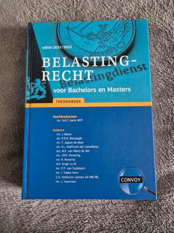 Belastingrecht Theorieboek 2024/2025 beschikbaar voor biedingen