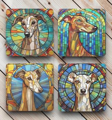 Greyhound Glas in Lood onderzetters met houder beschikbaar voor biedingen