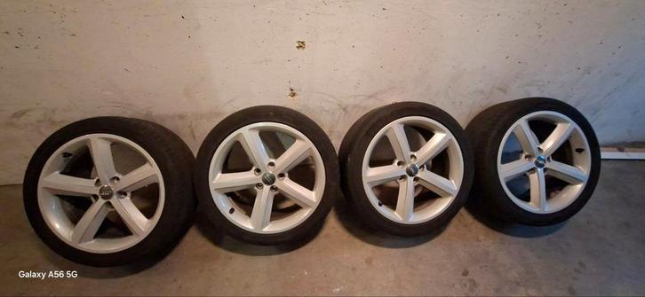 Audi Velgen 18 inch 5x112 - 8.0J ET43, Auto-onderdelen, Banden en Velgen, Velg(en), 18 inch, Gebruikt, Ophalen of Verzenden