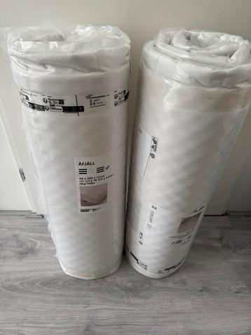 2 stuks - Nieuwe IKEA ÅFJÄLL Matras 80x200 in verpakking beschikbaar voor biedingen