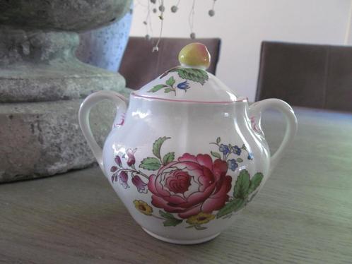 Spode Marlborough Sprays Suikerpot, Huis en Inrichting, Keuken | Servies, Zo goed als nieuw, Overige typen, Overige stijlen, Keramiek