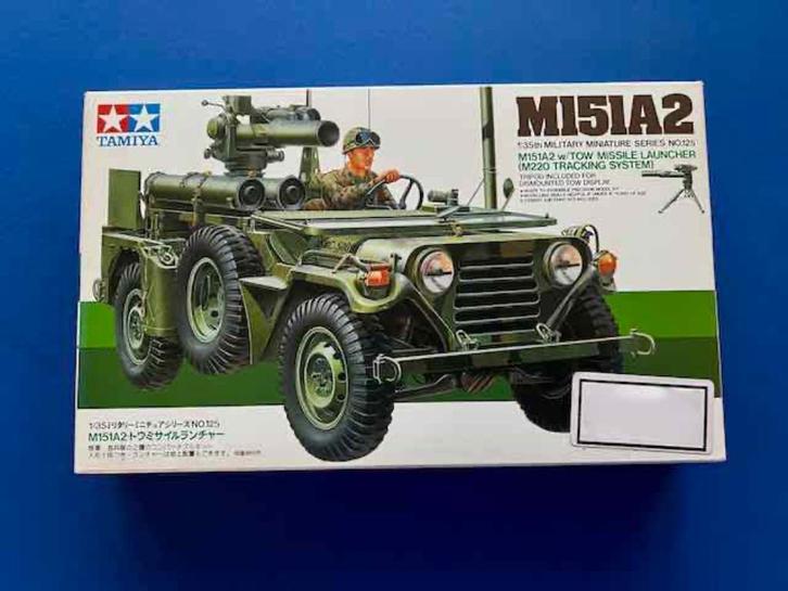 tamiya 35125 U.S. M151A2 TOW Launcher 1/35, Hobby en Vrije tijd, Modelbouw | Auto's en Voertuigen, Nieuw, Tank, 1:32 tot 1:50