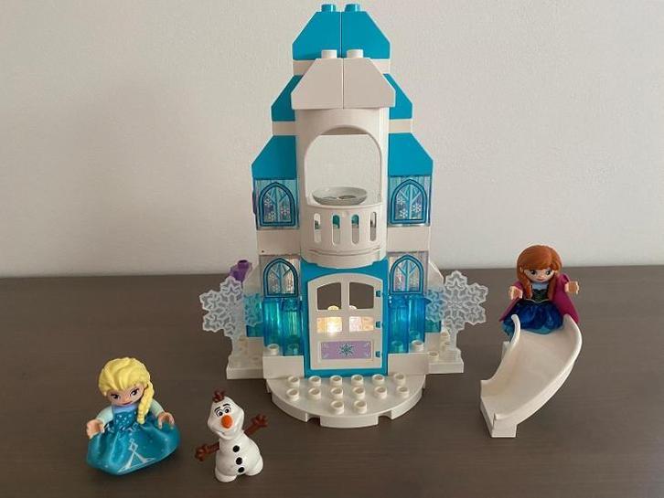 Duplo 10899 - Disney Frozen Ijskasteel, Kinderen en Baby's, Speelgoed | Duplo en Lego, Gebruikt, Duplo, Complete set, Ophalen of Verzenden