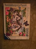 Ravensburger Puzzel - Delphinium Cottage 1000 stukjes, Hobby en Vrije tijd, Ophalen, 500 t/m 1500 stukjes, Zo goed als nieuw, Legpuzzel