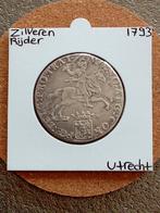 Zilveren Rijder / Ducaton 1793 Utrecht Zfr+, Postzegels en Munten, Munten | Nederland, Vóór koninkrijk, Zilver, Overige waardes
