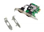 POWERED SERIAL 2-PORT PCI-E CARD  HIGH PROFILE, Verzenden, Facturen@maascomputers.nl, Cargadoorweg 23, 6541 BT Nijmegen, Maas Computers