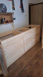 Keukenblok van terug gedroogd en geschaafd steigerhout, Ophalen of Verzenden, Nieuw